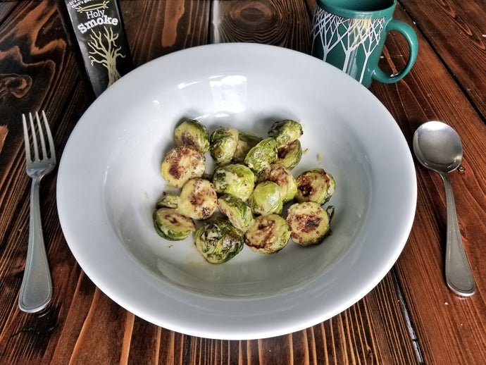 Roasted Brussels Sprouts With Smoked Mustard Sauce