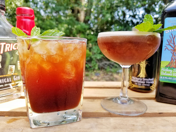 Razzamaballs - Raspberry Gin Cocktail with Balsamic Shrub