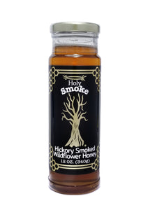 Hickory Smoked Wildflower Honey (12oz)